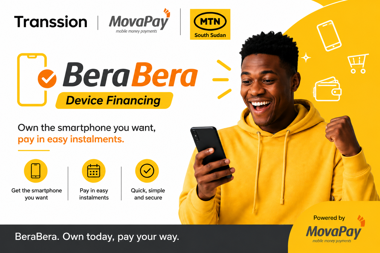 Device financing campaign artwork